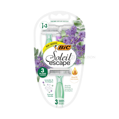 BIC Soleil Escape 3 Lavender & Eucalyptus Shaver