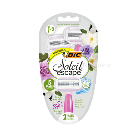 BIC Soleil Escape 5 Rose & Magnolia Shaver