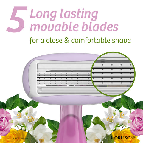 BIC Soleil Escape 5 Rose & Magnolia Shaver