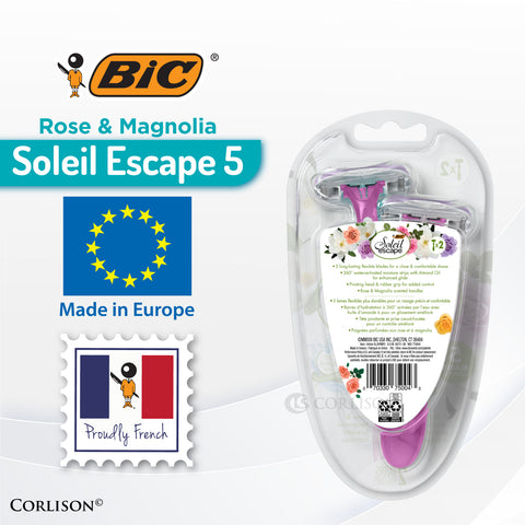 BIC Soleil Escape 5 Rose & Magnolia Shaver