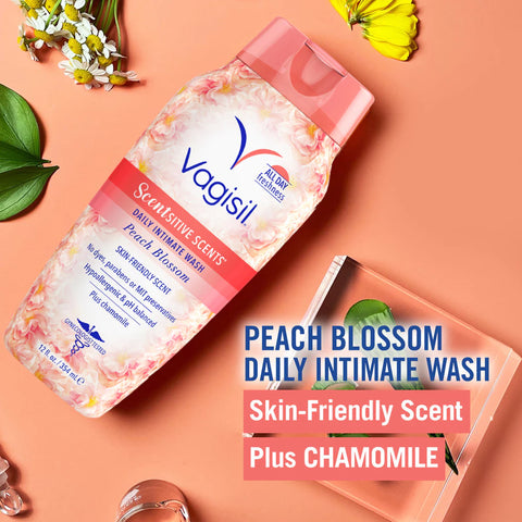 Vagisil Scentsitive Scents Daily Intimate Wash Peach Blossom 354ml