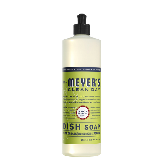 Mrs Meyers Liquid Dish Soap Lemon Verbena 473ml
