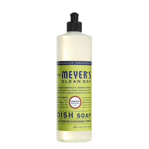 Mrs Meyers Liquid Dish Soap Lemon Verbena 473ml