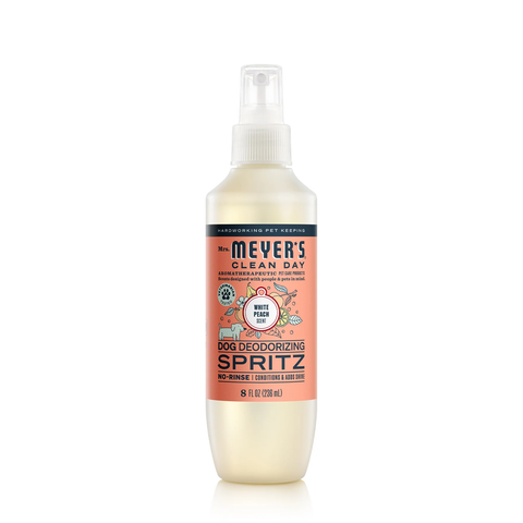 Mrs Meyers Dog Deodorizing Spritz White Peach 238ml