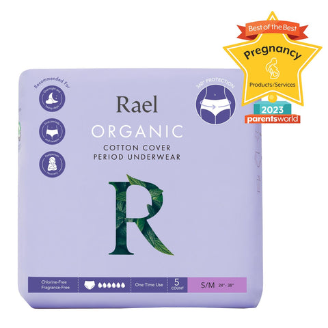 Rael Organic Cotton Period Underwear 5s (S/M)